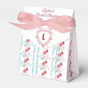 Ballotins Fête des mariées Coquette Cherry Monogramme