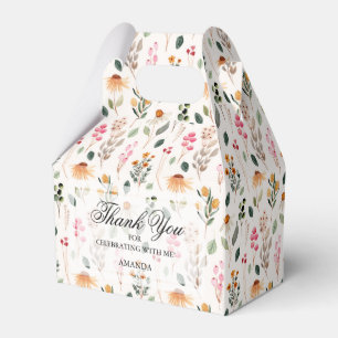 Ballotins Fête des mariées Fleur sauvage aquarelle