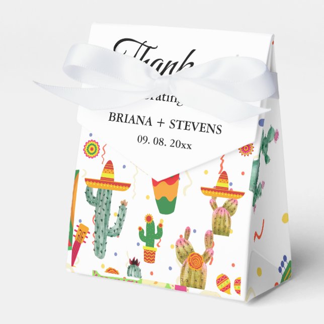 Ballotins Fête des mariées mexicaine Taco Bou Love (Verso)