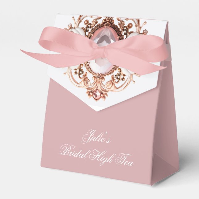 Ballotins Fête des mariées Sac cadeau Mariée High Tea Party (Verso)