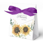 Fête des mariées Script Sunflower Eucalyptus