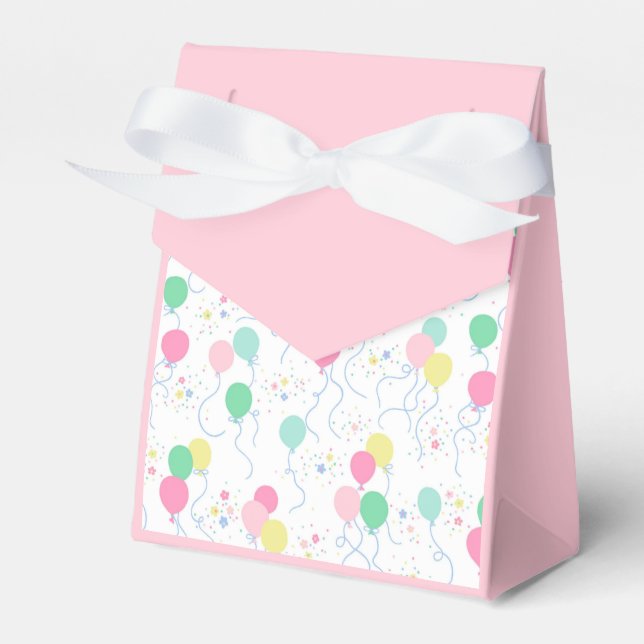 Ballotins Fête Favor Box - Thème Balloon - Andy Beaucoup Plu (Verso)