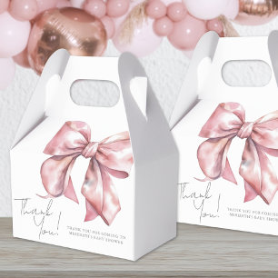 Ballotins Fête Prénatale Bébé Fille Coquette Ruban Rose