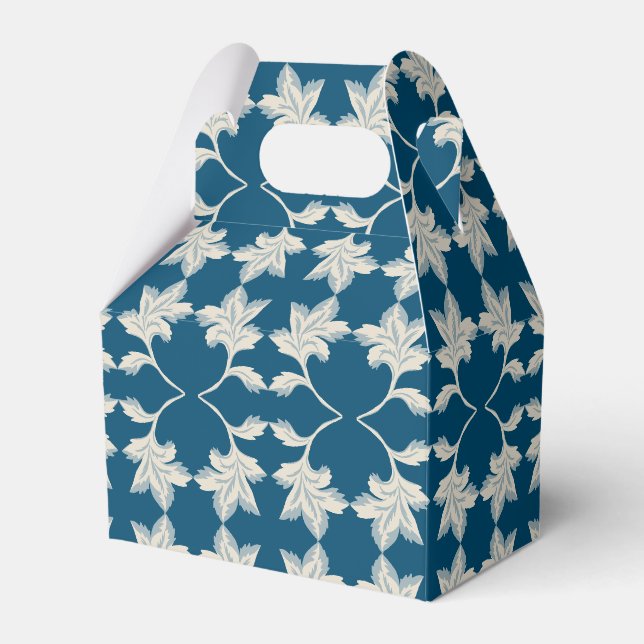 Ballotins Feuilles argentés bleus (Verso)