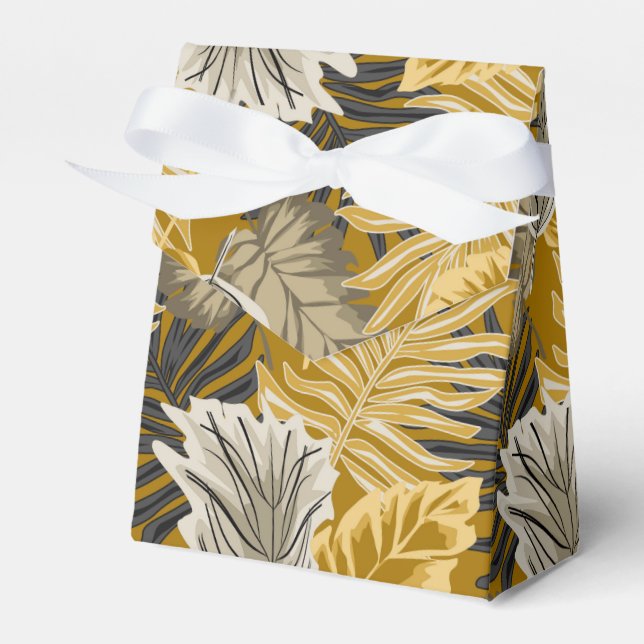 Ballotins Feuilles de palmiers, tropical, botanique, jungle, (Verso)