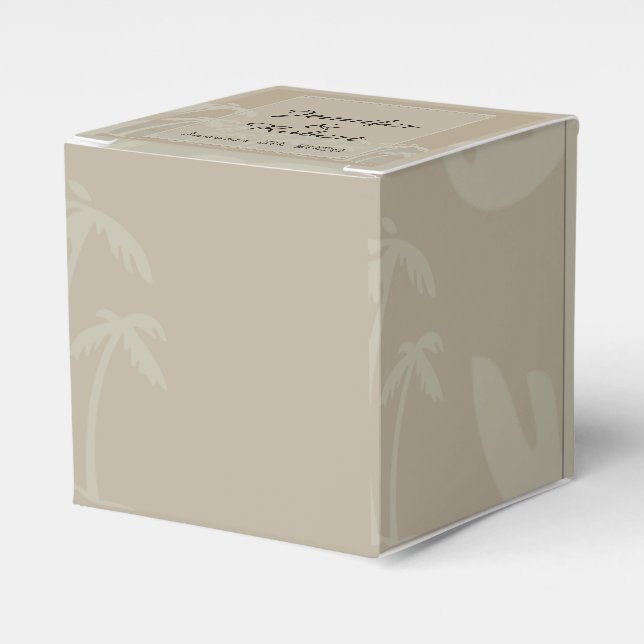 Ballotins Fidji : Mariage de palmiers tropicaux (Verso)