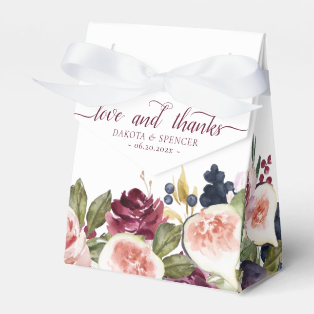 Ballotins Figues florissantes | Rustic Moody Love and Thanks (Verso)