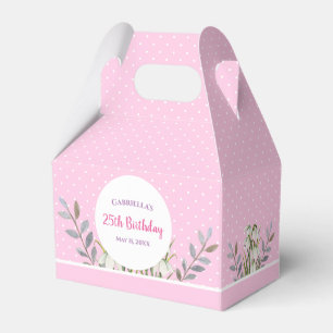 Ballotins Fille d'anniversaire Neige blanche gouttes Pois ro