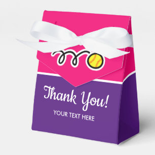 Ballotins Fille de softball sport coutume Anniversaire Merci