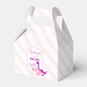 Ballotins Fille Dinosaur Merci rose