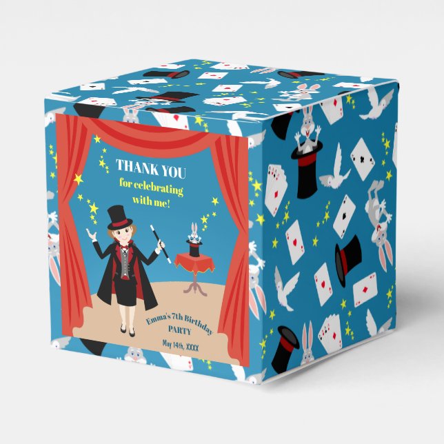 Ballotins Fille magicien Spectacle Anniversaire (Verso)