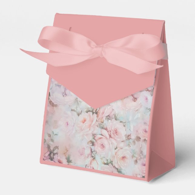 Ballotins Fille tons roux boho rose pays fleuri (Verso)