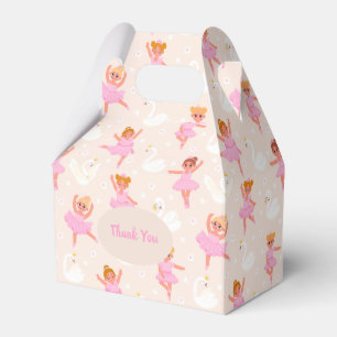 Ballotins Filles mignonne rose Ballerina Thème Personnalisé