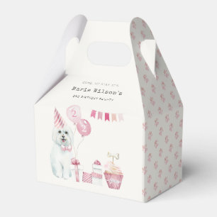 Ballotins Filles mignonnes Roses Fête Chien Chien Robe N'Imp