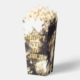 Ballotins Fireworks 2 4 juillet boîtes à popcorn