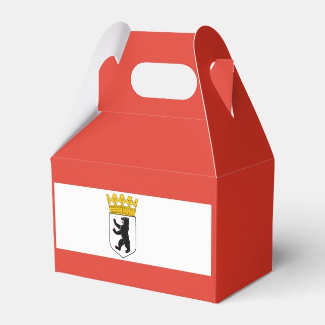Ballotins Flag of Berlin Favor Box (Verso)