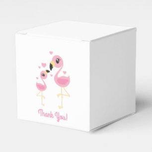Ballotins Flamant rose Baby shower mignon Tropical