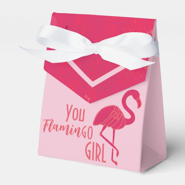Ballotins Flamant rose rose clair Anniversaire (Verso)