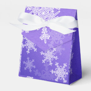 Ballotins Flammes de neige blanc Indigo Noël minimaliste
