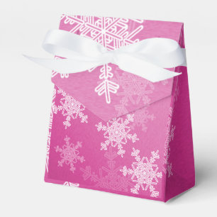 Ballotins Flammes de neige blanches roses Noël minimaliste