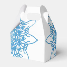 Flèche de neige bleu