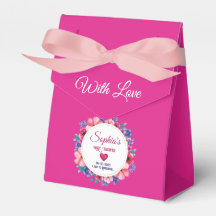 Fleur d'aquarelle rose Baby shower