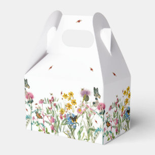 Ballotins Fleur sauvage d'aquarelle Insectes Floral Spring G