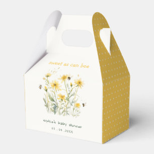 Ballotins Fleur sauvage Jaune doux comme Baby shower neutre