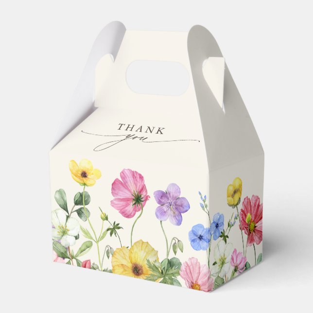 Ballotins Fleur sauvage Rustic Chic Floral Mariage campagnar (Verso)