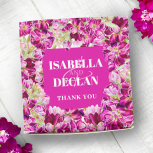 Ballotins Fleur stock rose foncé aquarelle fleurie