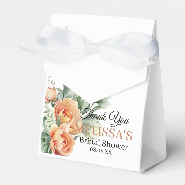 Ballotins Fleurs de corail boho rustique verdure merci (Verso)