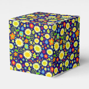Ballotins Fleurs de printemps - Marine profonde