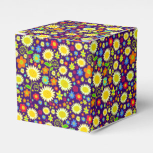 Ballotins Fleurs de printemps - violet profond