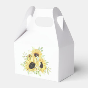 Ballotins Fleurs de soleil rustiques Aquarelle Jaune Floral 