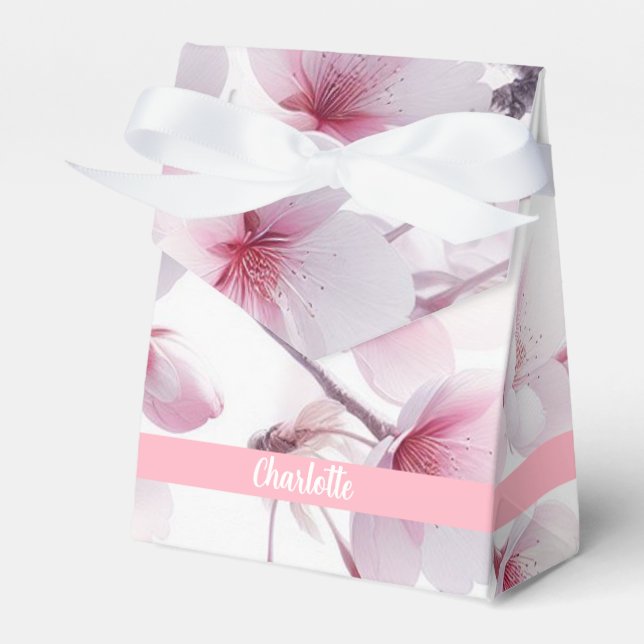 Ballotins Fleurs Éternelles Boîte de Faveurs Mariage (Verso)