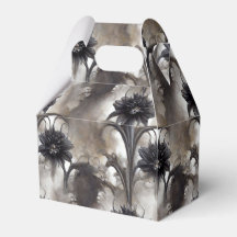 Fleurs noires de style gothique