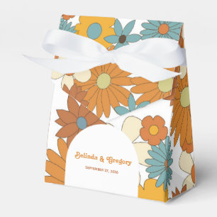 Ballotins Fleurs rétro colorées 60's 70's Mariage