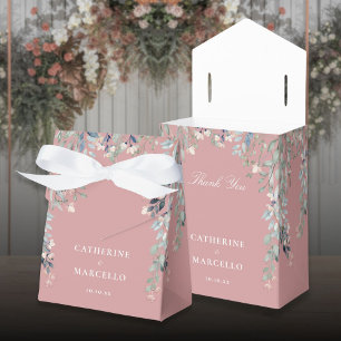 Ballotins Fleurs sauvages Floral Rose Poussiéreux Rose Maria