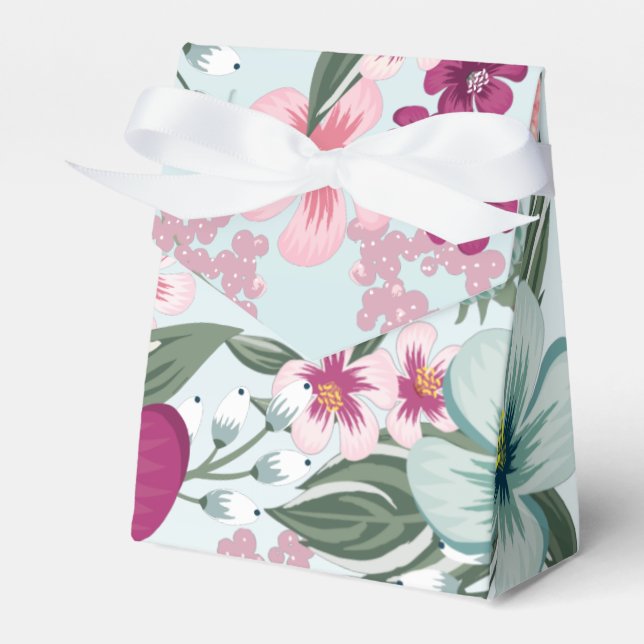 Ballotins Fleurs tropicales du Ballotin de papier de tente s (Verso)