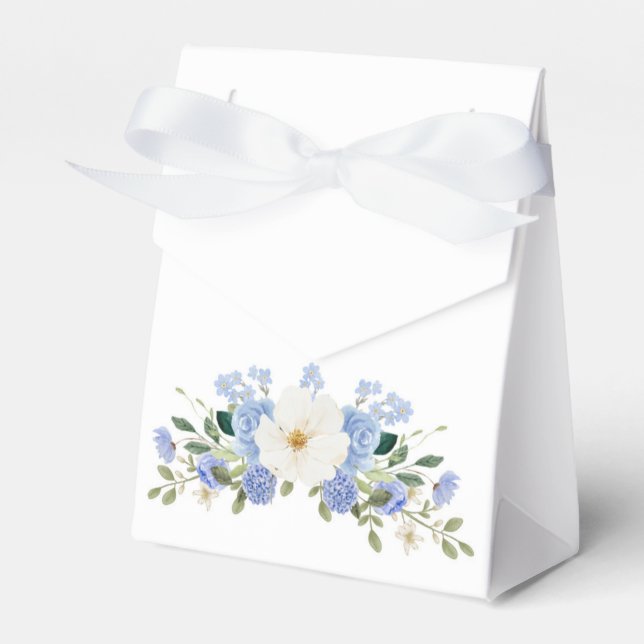 Ballotins Floral bleu Oubliez-moi pas Ballotin (Verso)