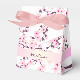 Ballotins Floral Cerisier Fleur rose Nom blanc Ballotin