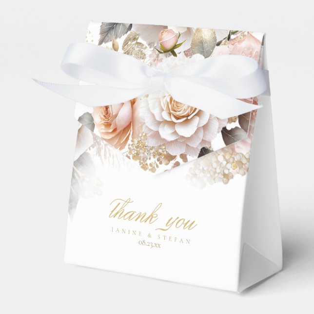 Ballotins Floral Drama Mariage White ID1022 (Verso)