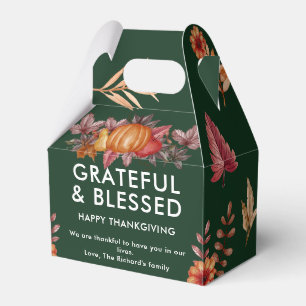 Ballotins Floral Emerald Green Thanksgiving Dîner