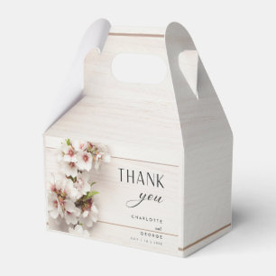 Ballotins Floral rose blanc   Faveur de mariage