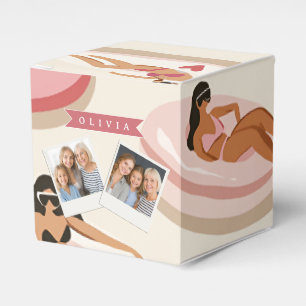 Ballotins Flotteur de piscine rose mignon personnalisé esthé