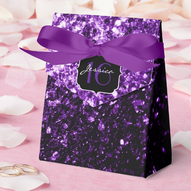 Ballotins Foncé pourpre foncé brillant parties scintillant s (Mariage)