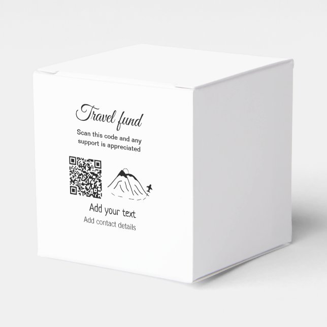 Ballotins Fonds de voyage vacances lune de miel don ajouter  (Verso)