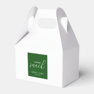 Ballotins Forest Green Snack Midnight Custom Wedding Gable