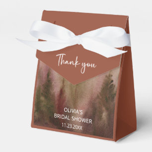 Ballotins Forêt de l'automne à l'aquarelle Réception de mari