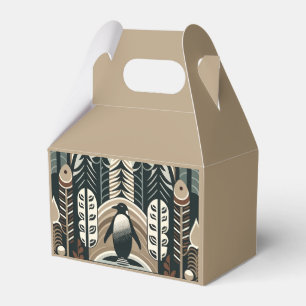 Ballotins Forêt de pingouins d'ivoire de Taupe Mocha avec Ar